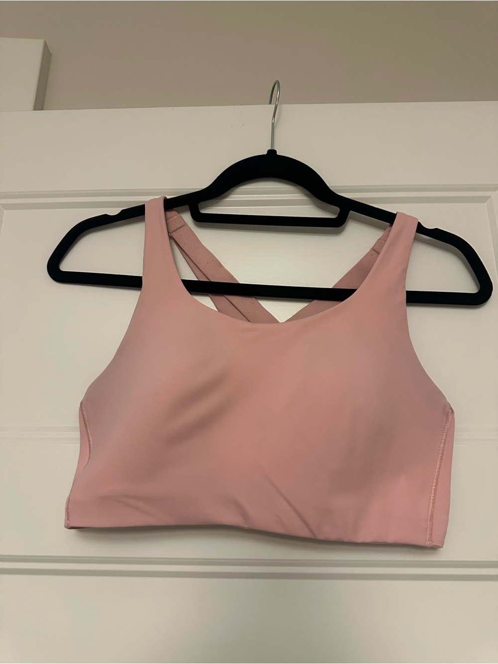 lululemon athletica Blush Pink Cross-Back Sports Bra